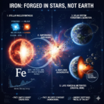 iron is from the sky. not form earth