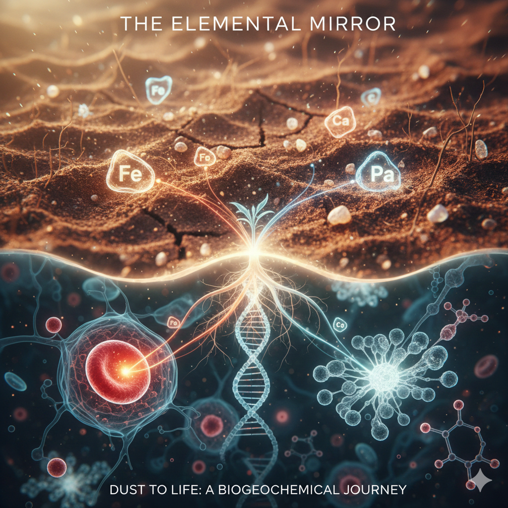 biogechemical of dust soil and human body are the same